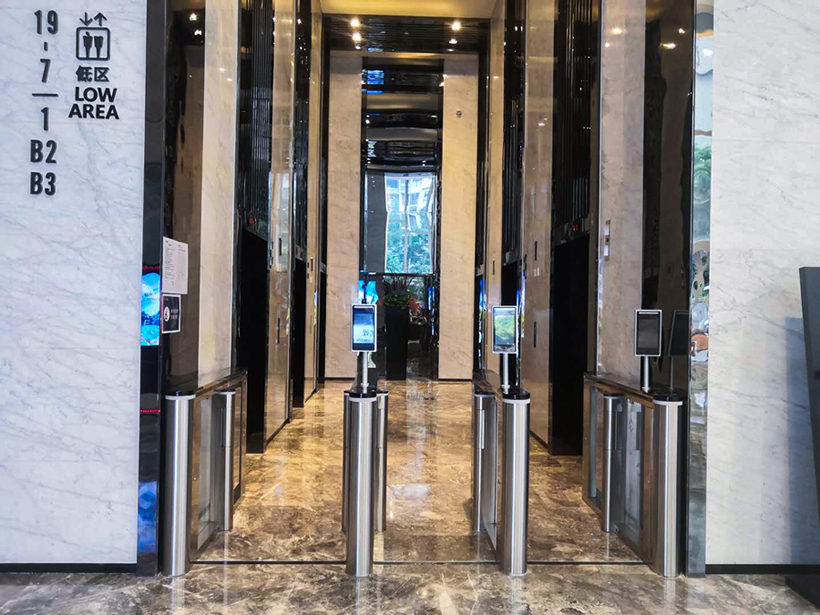 辦公大廈速通門案例效果圖